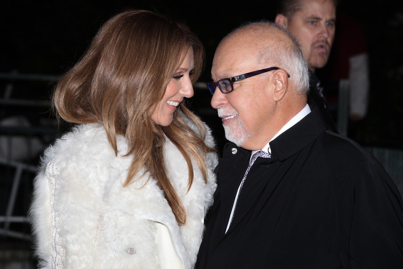 Celine Dion And Rene Angelil Visits Vivement Dimanche TV Show - Paris