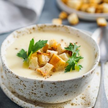 Крем супа с печен карфиол