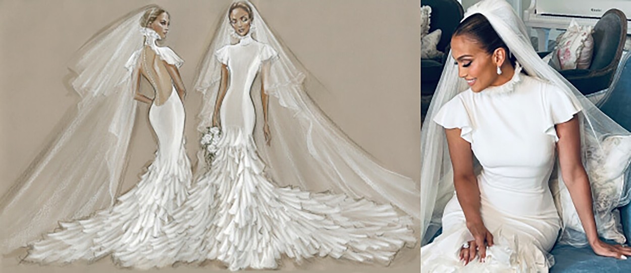 Великолепната сватбена рокля на звездата, дело на Ralph Lauren