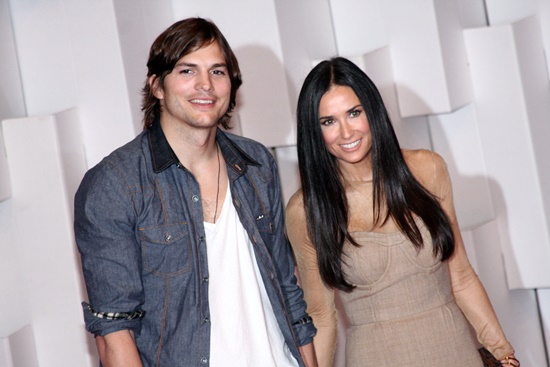 Demi Moore, Ashton Kutcher  during the Colcci Fashion Show as part of Sao Paulo Fashion Week, the Bienal do Ibirapuera in Sao Paulo, Brazil on January 30, 2011., Image: 90067310, License: Rights-managed, Restrictions: , Model Release: no, Credit line: Profimedia, Abaca