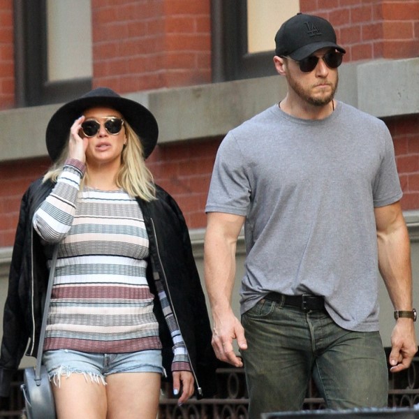 153877, Hilary Duff and boyfriend/personal trainer Jason Walsh spotted together on a late afternoon stroll around Manhattan's Soho Neighborhood. New York, New York - June 19, 2016., Image: 291820451, License: Rights-managed, Restrictions: , Model Release: no, Credit line: Profimedia, Pacific coast news