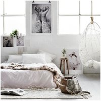 Спалнята в бяло е оазис за релакс