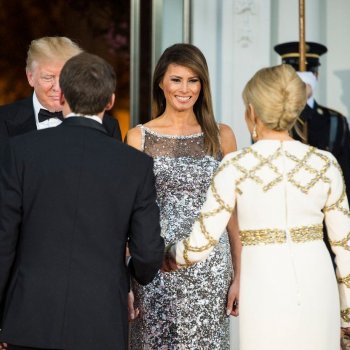 Мелания Тръмп избра Chanel за първата си държавна вечеря
