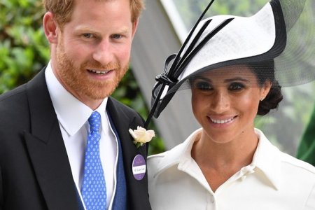 Меган Маркъл в Givenchy на състезанията Royal Ascot