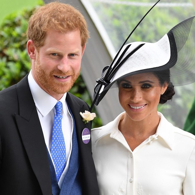 Меган Маркъл в Givenchy на състезанията Royal Ascot