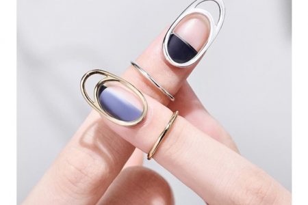 Маникюр за мързеливи с пръстени за нокти