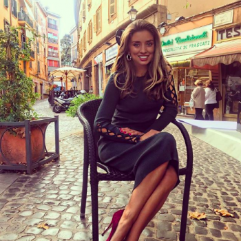 Саня Борисова е щастлива в Рим