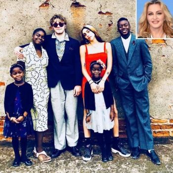Мадона се събра с всички свои деца