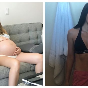 Теодора Бургазлиева за тялото си след раждането на близнаците