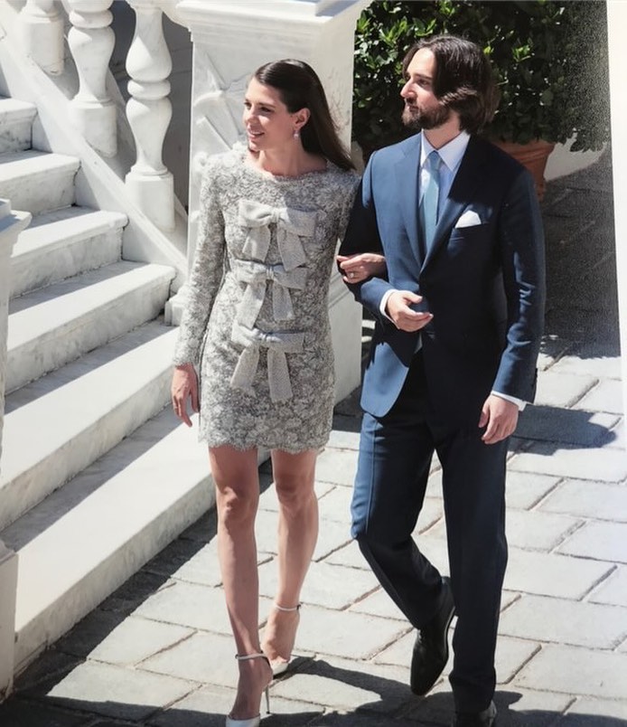 Шарлот Казираги каза "да" на сватбена церемония в Монако