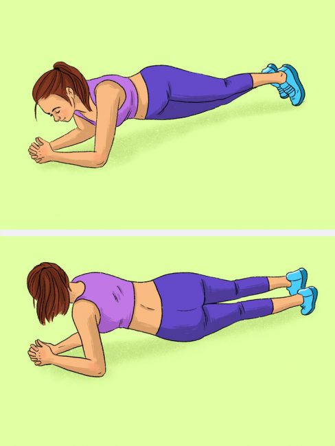  12 типа планк извършения, които упражняват цялото тяло 