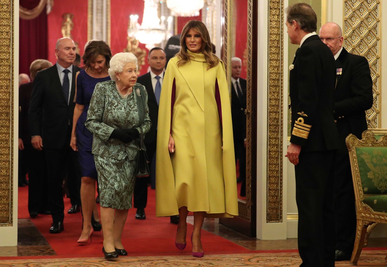 Кралското семейство посрещна Тръмп в Бъкингамския дворец
