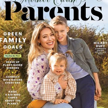 Хилари Дъф позира с децата си за корицата на списание