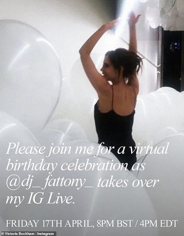 Виктория Бекъм ще празнува виртуален рожден ден в изолация