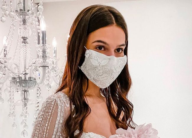 Вече има и Haute Couture предпазни маски за сватба