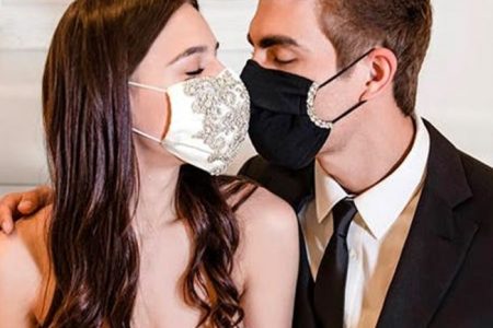 Вече има и Haute Couture предпазни маски за сватба