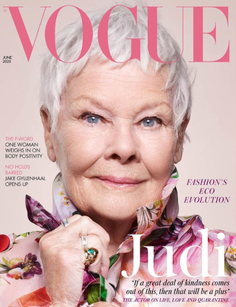85-годишната Джуди Денч за първи път на корицата на Vogue