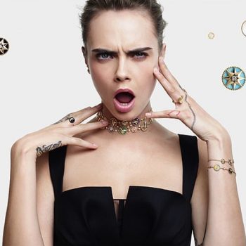 Make an impression: Кара Делевин позира с диаманти и рубини за Dior