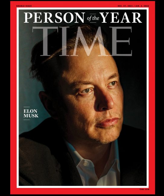 Илън Мъск е новата личност на годината на списание Time