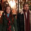 Линдзи Лоън сподели снимки от „Falling For Christmas“