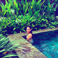 Кристина Милева с райска ваканция на остров Бали