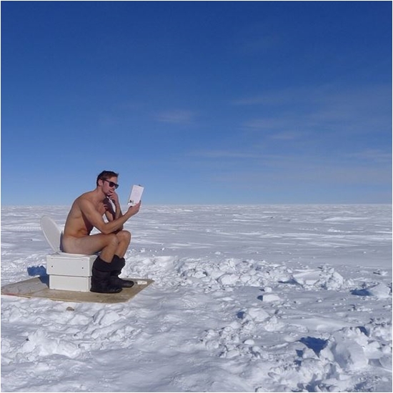 Александър Скарскард гол на Южния полюс