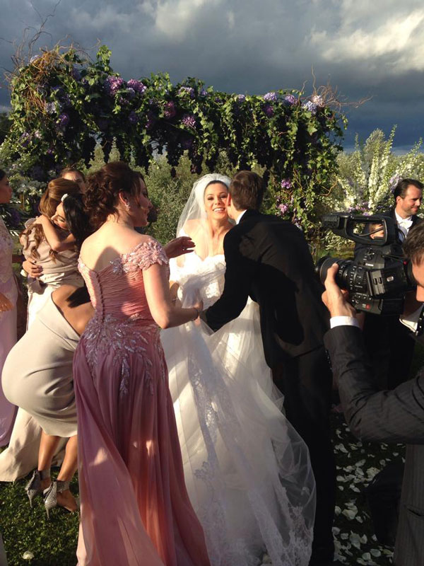 Щерката на Дарина Павлова се венча пред Клуни