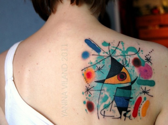 На мода сега: татуировки с акварелен ефект