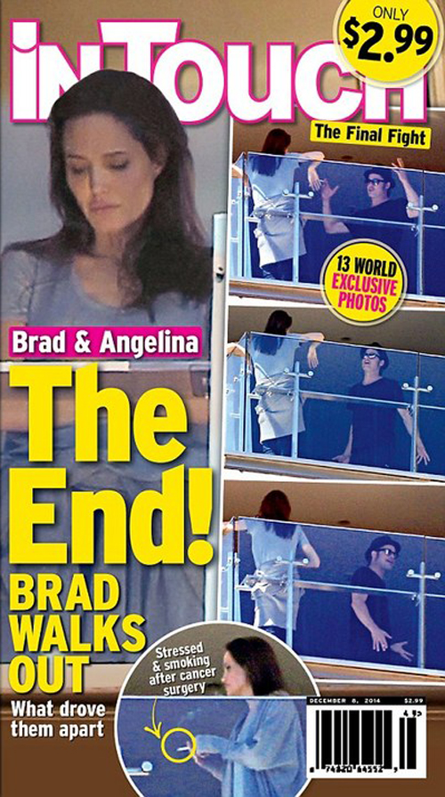 Папараци заснеха див скандал между Анджелина и Брад
