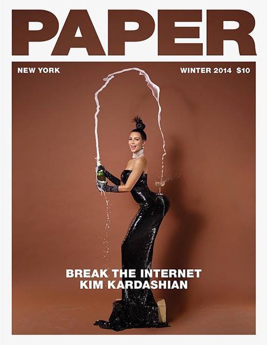 Ким Кардашиян показа шокиращо голямо дупе в Paper