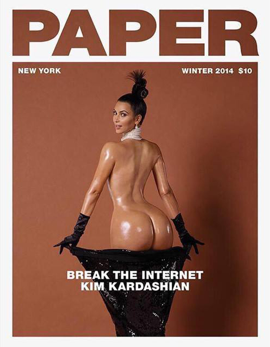 Ким Кардашиян показа шокиращо голямо дупе в Paper