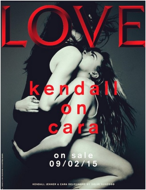 Ким, Кара и поредната корица за LOVE