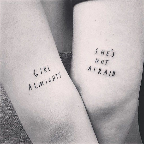 Силните жени имат татуировки