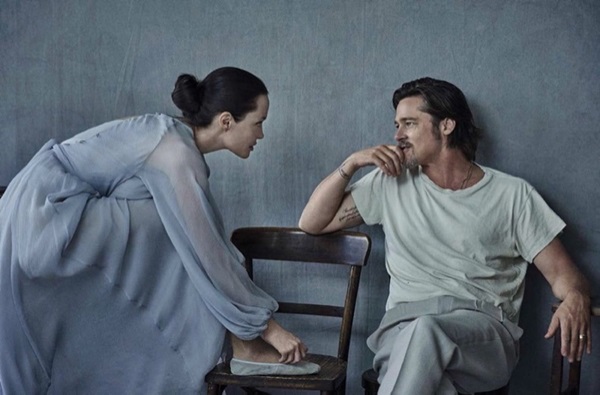 Анджелина Джоли и Брад Пит в интимна фотосесия за Vanity Fair
