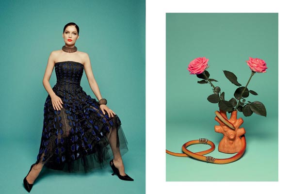 Летисия Каста в дрехи и бижута на Dior