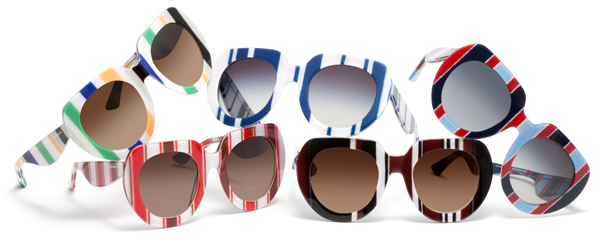 Слънчеви очила в цветно райе от D&G